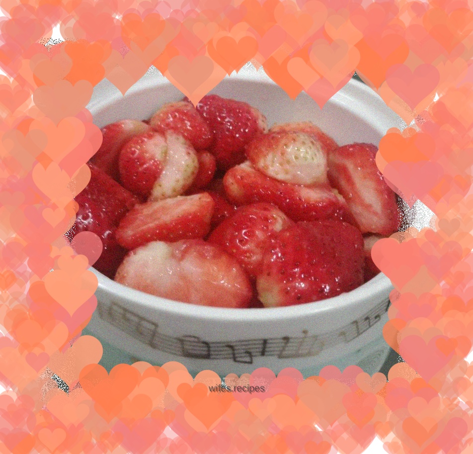 Candied strawberries