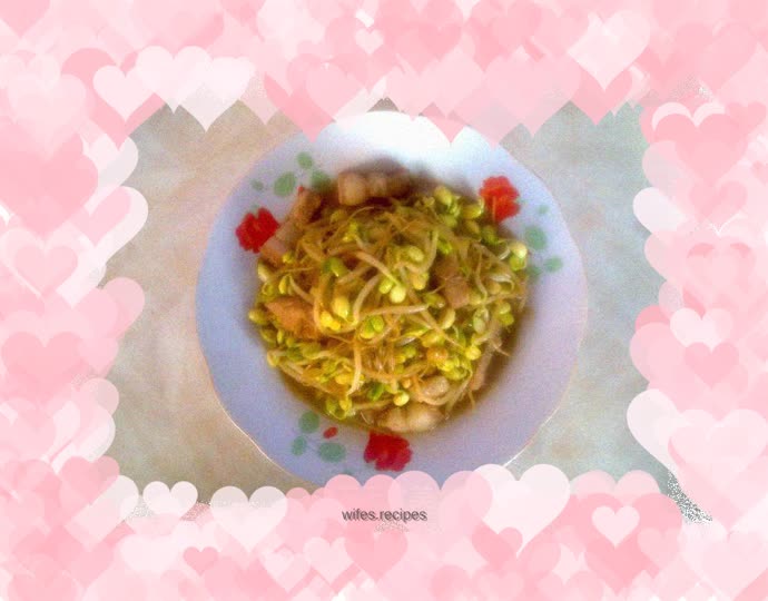 Stir-fried Bean Sprouts with Pork