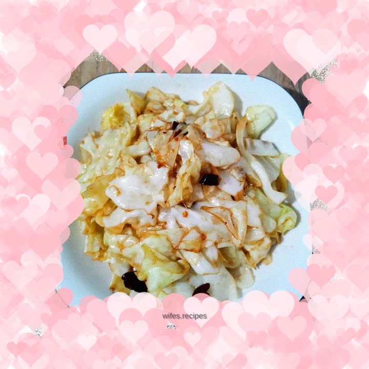 Stir-fried cabbage