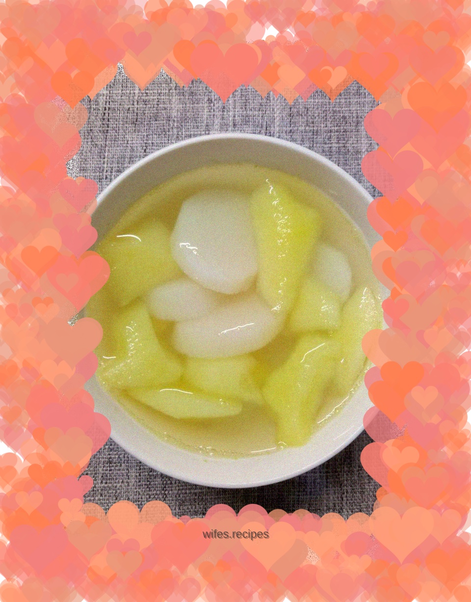 Yam Apple Sugar Water