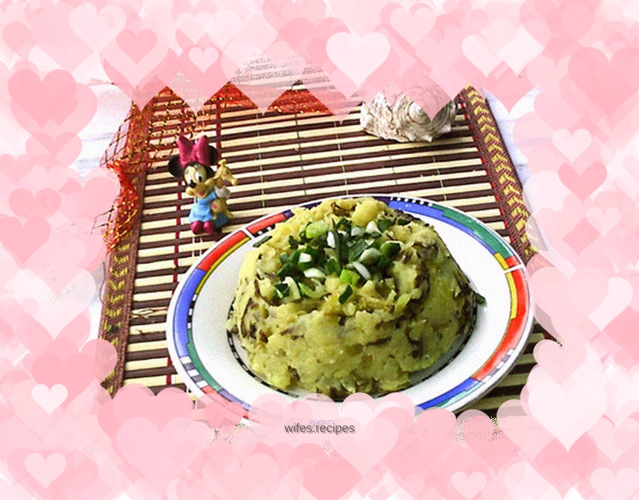 Sauerkraut and mashed potatoes