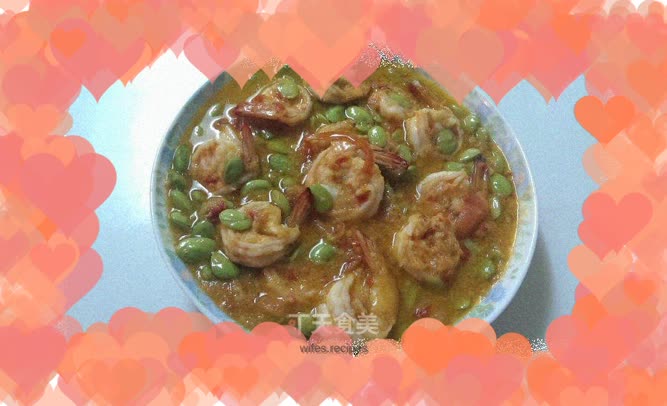 Indonesian style—Stir-fried shrimp with stinky beans