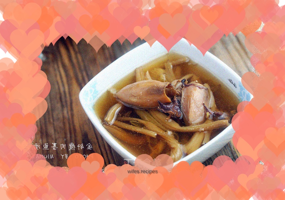 【Changde】Lean Lean Meat and Cuttlefish Soup with Golden Needle