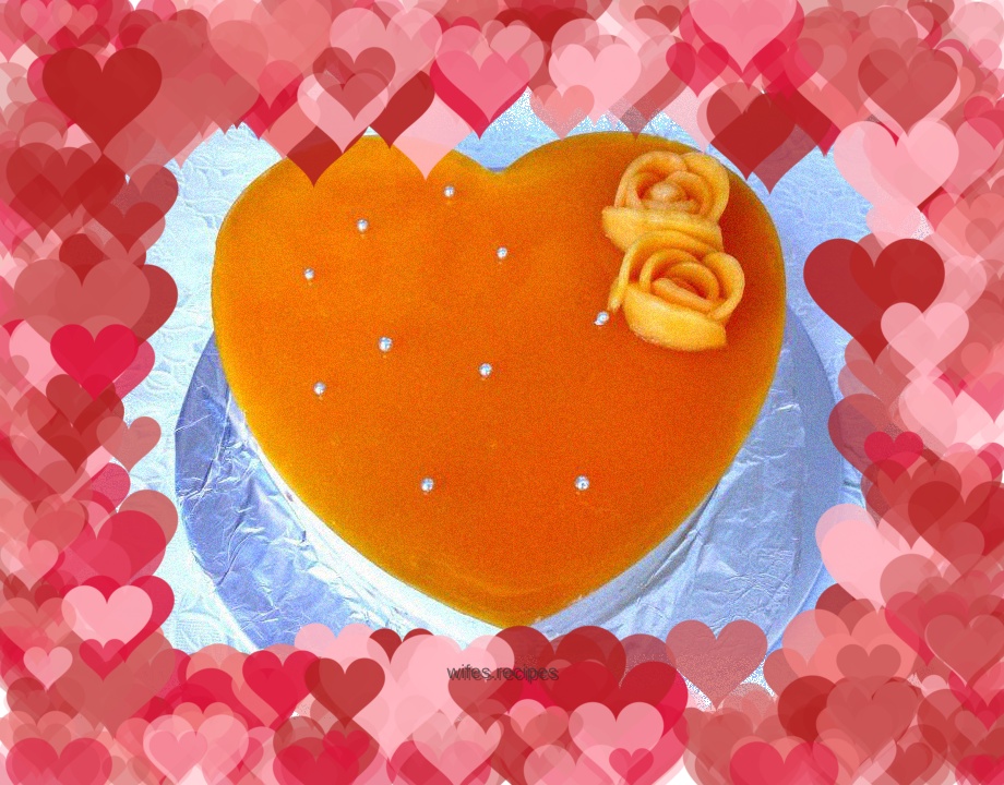 Mango mousse cake