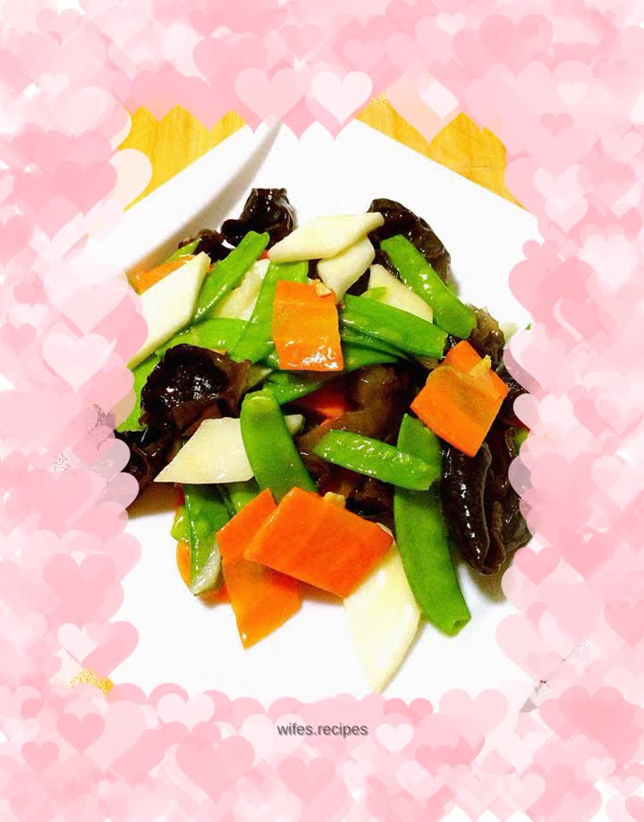 Stir-fried with four pigments