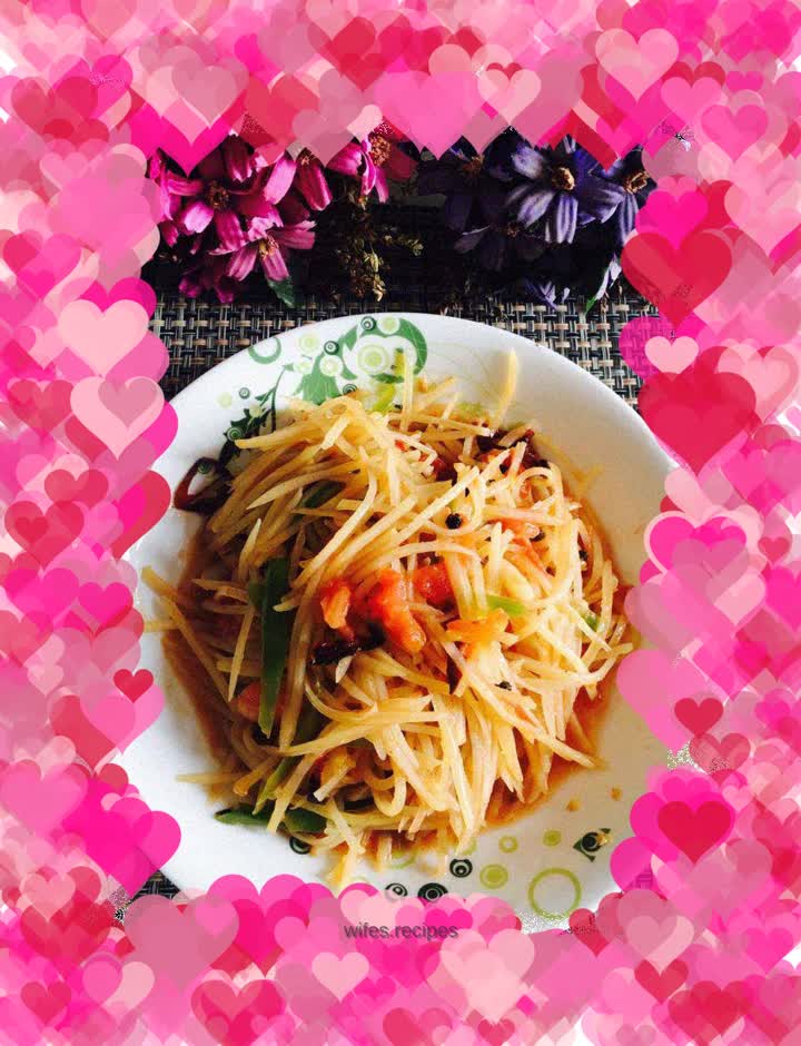 Hot and sour potato shreds