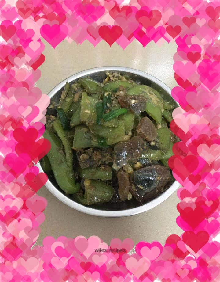 Tiger skin green pepper