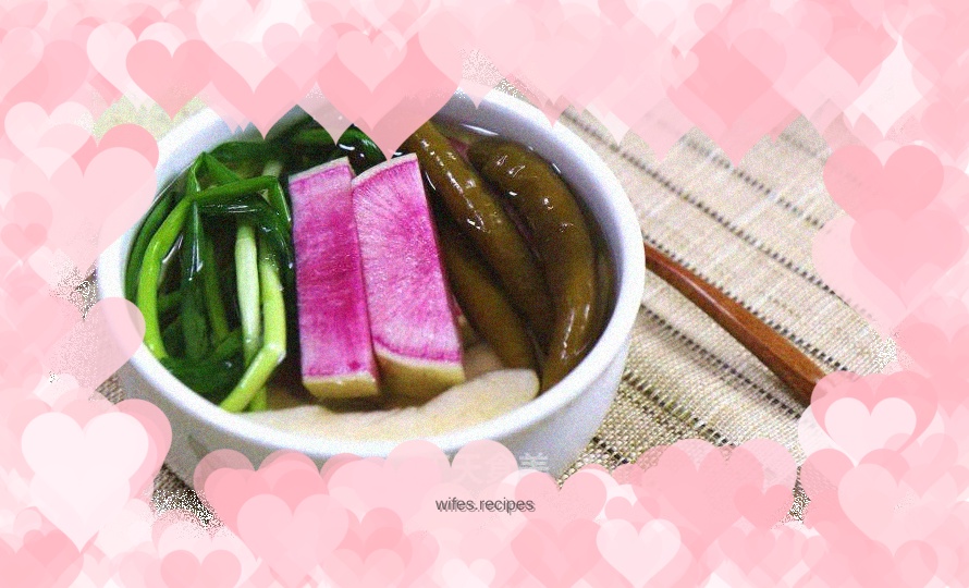 Korean radish kimchi