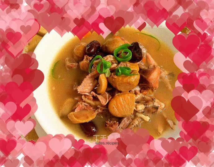 Flavored Chestnut Stewed Chicken