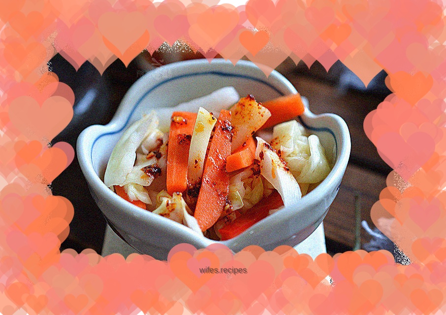 Overnight pickling---Assorted kimchi