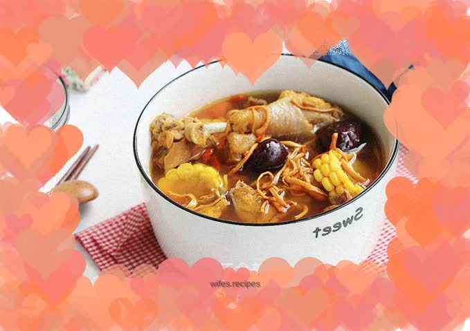 Cordyceps Flower Stewed Chicken Soup