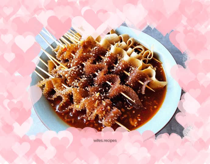 Spicy Mao Belly Bean Skin Skewers