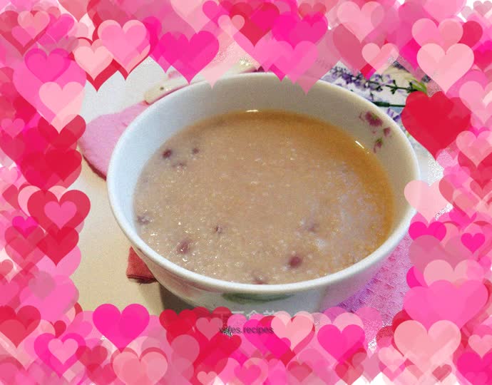 Red bean and millet porridge