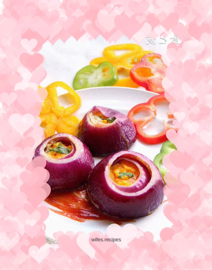 Onion Bacon Egg Burger