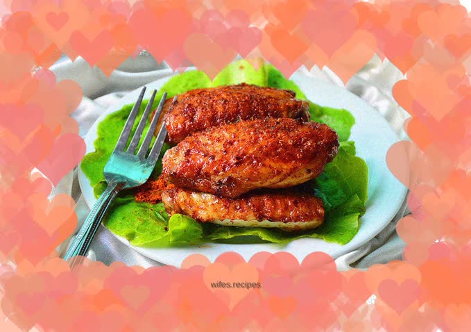 Grilled chicken wings