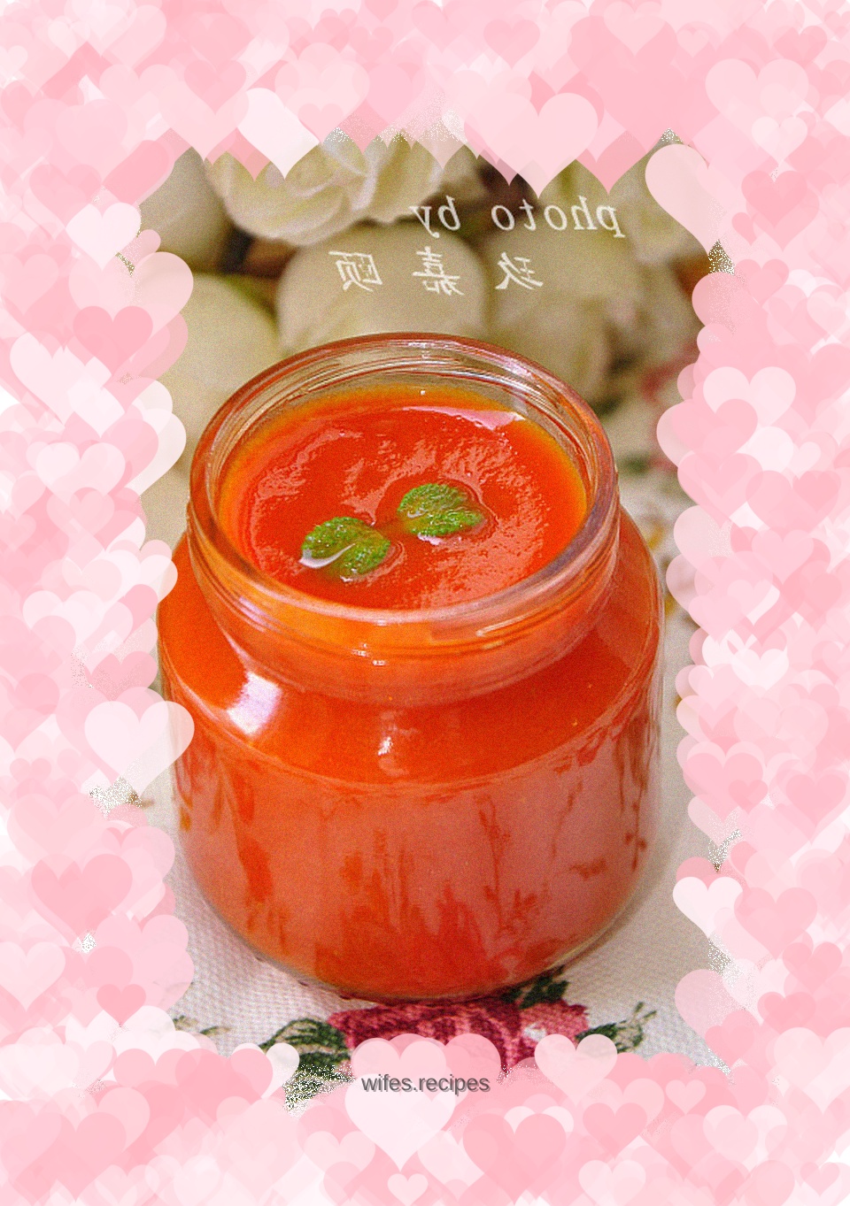 Homemade cherry tomato jam