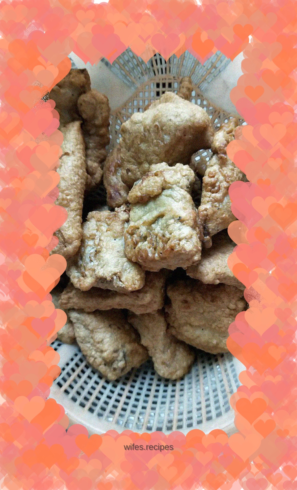 Fried fish nuggets