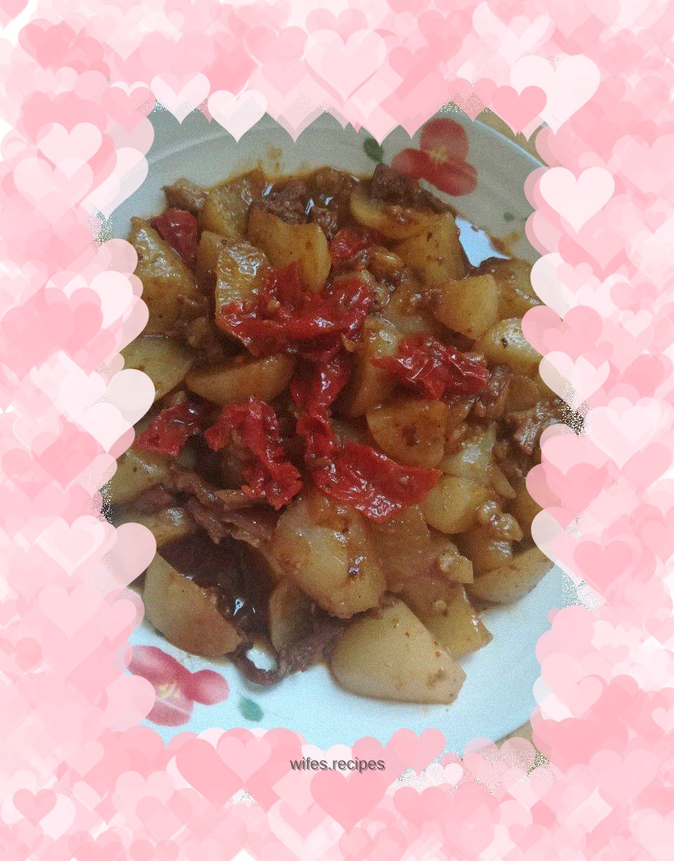 Lamb dregs and boiled radish