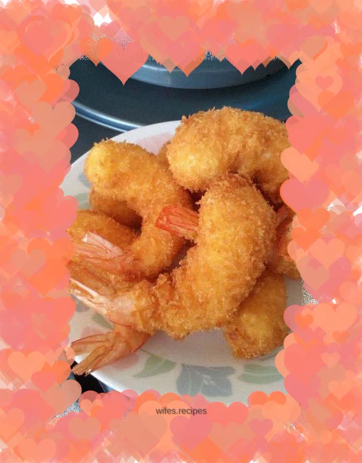 Fried prawns learned from Lao Yang