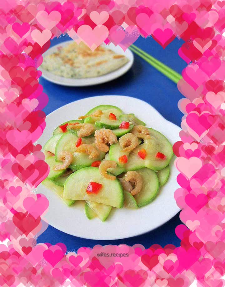 Fried Zucchini with Shrimp