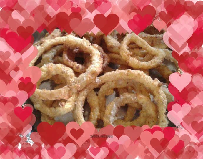 Fried onion rings