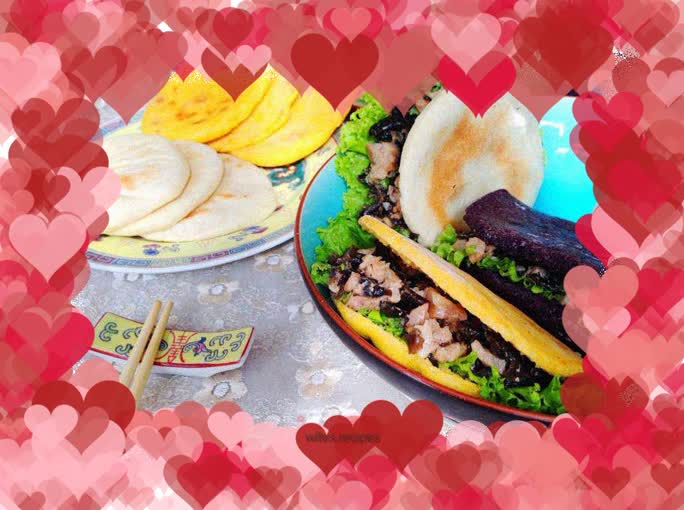 [Three-Color Roujiamo]--Different regional characteristics (with instructions for hollow steamed buns)