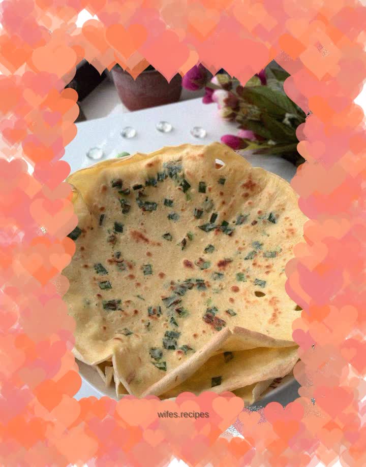 Chive egg pancake
