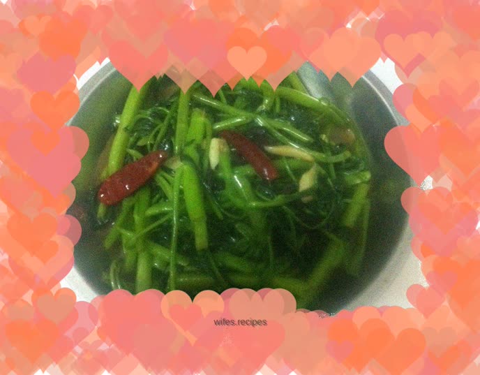 Black bean garlic water spinach