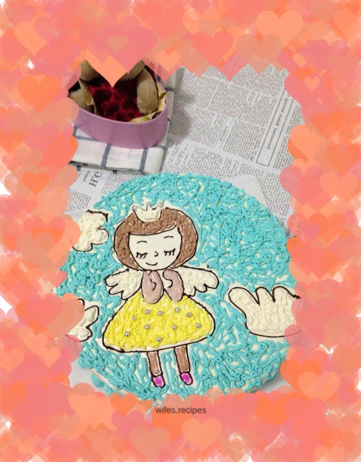 Little princess birthday cake