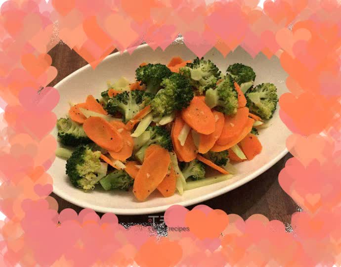 Fried broccoli