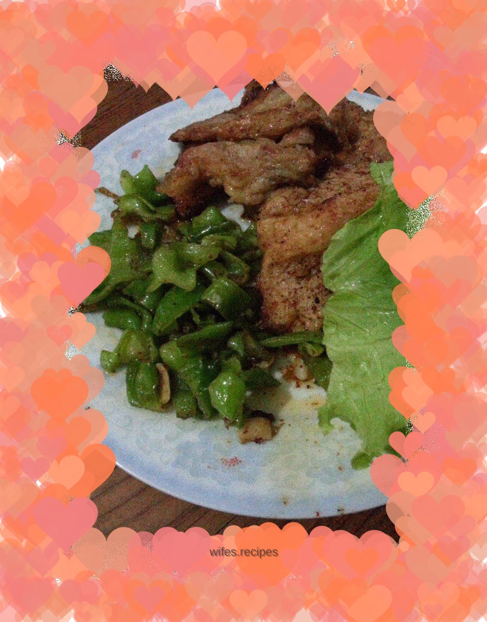 Pan-fried pork belly