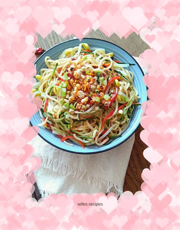 Homemade cold noodles