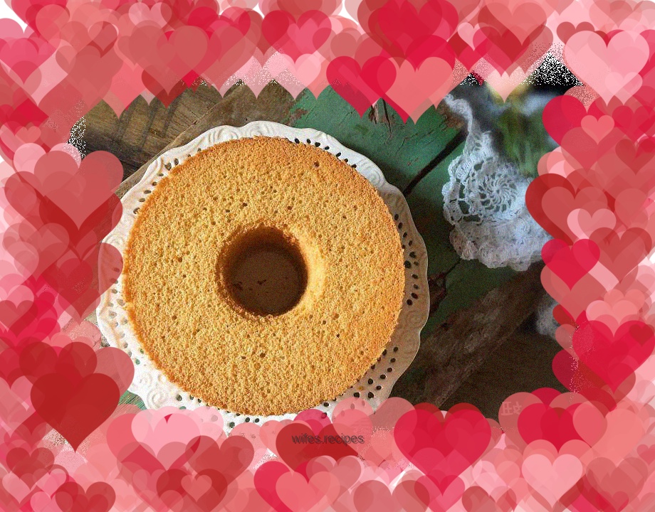 Sea Salt Caramel Chiffon Cake