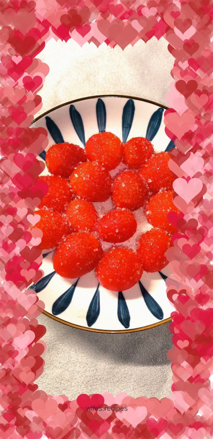 Candied cherry tomatoes