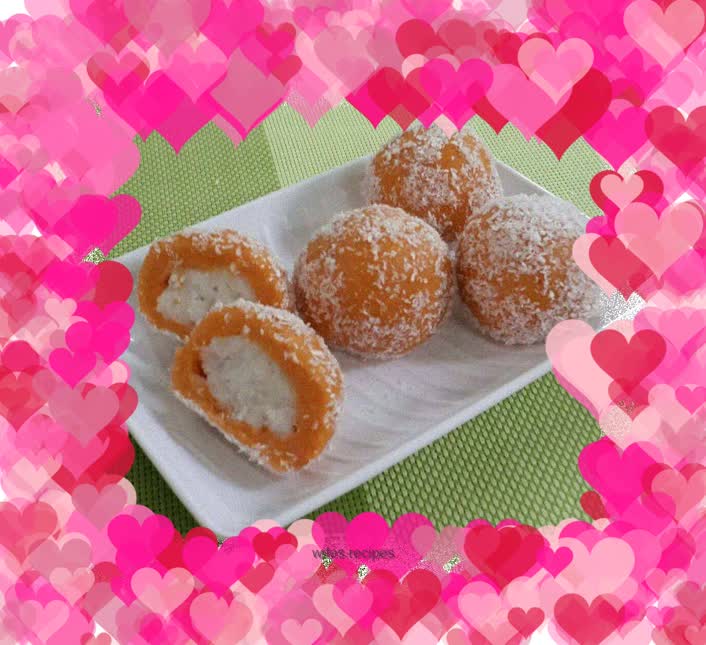 Sweet potato, yam and glutinous rice cake