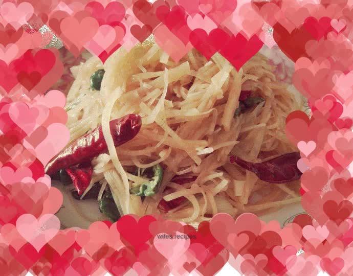 Hot and sour potato shreds