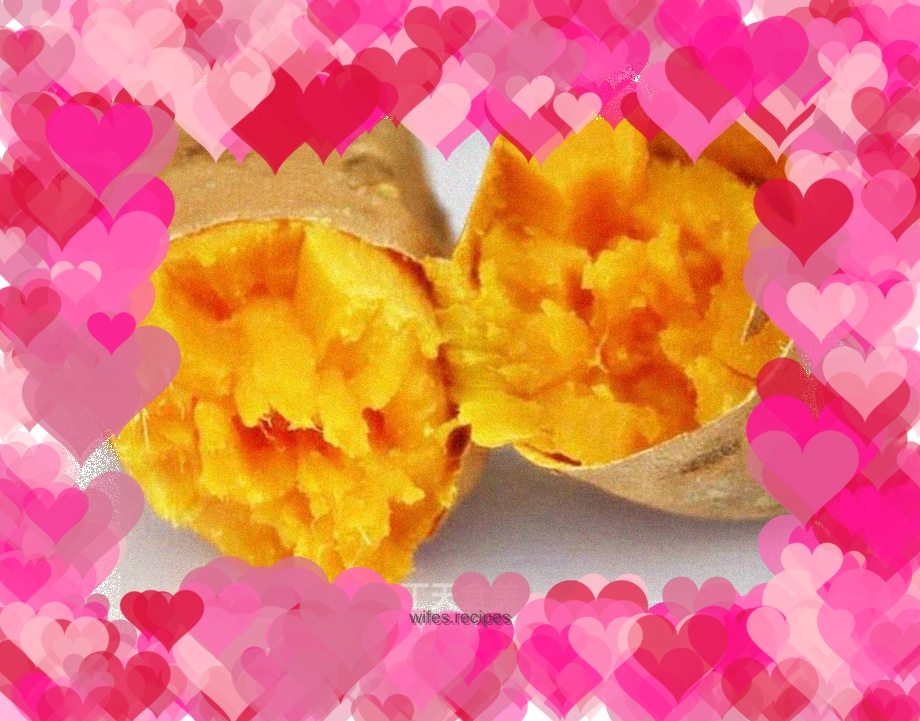 Homemade roasted sweet potatoes