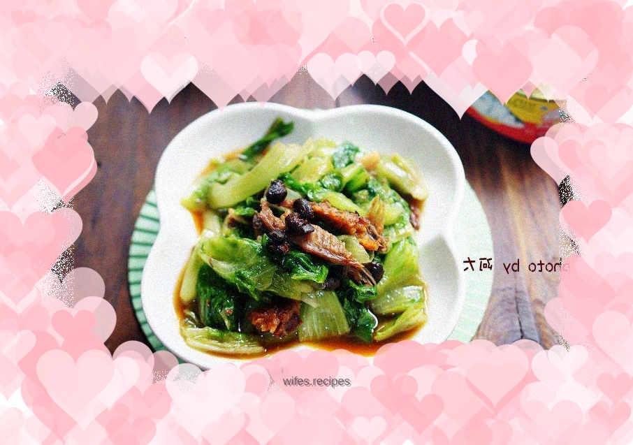 Dace lettuce with black bean sauce