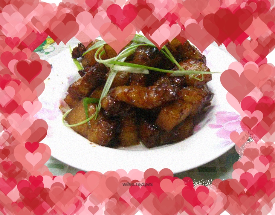 Junior version of braised pork