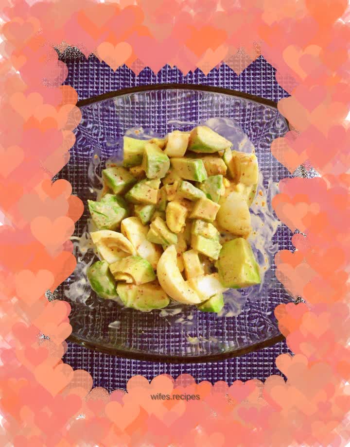 Avocado and egg salad