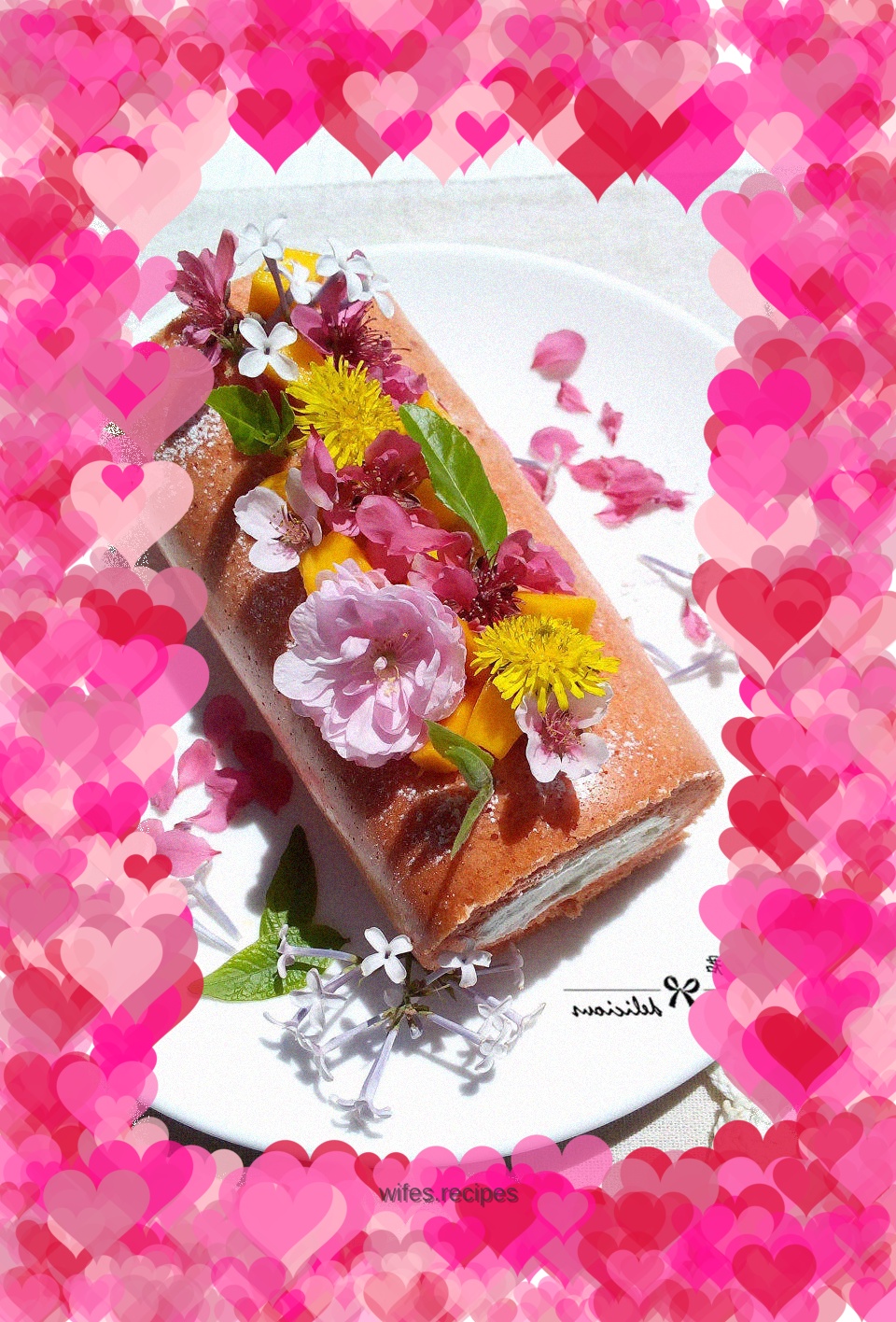 Red Velvet Cream Cake Roll