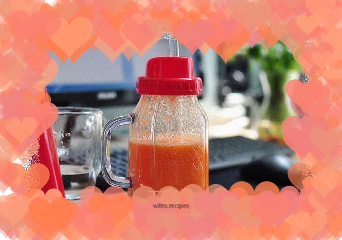 Replenish physical strength with orange and vegetable juice