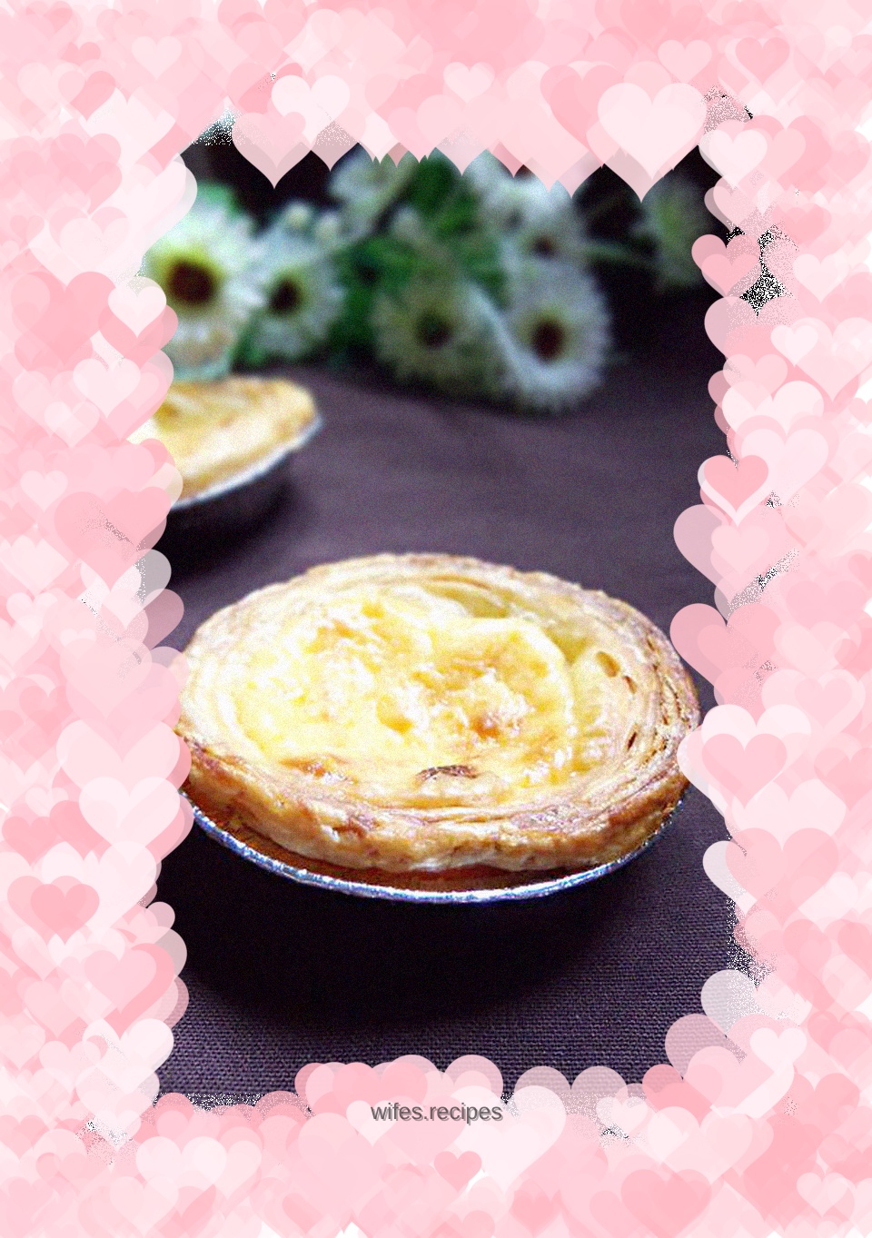 Lazy version of egg tart