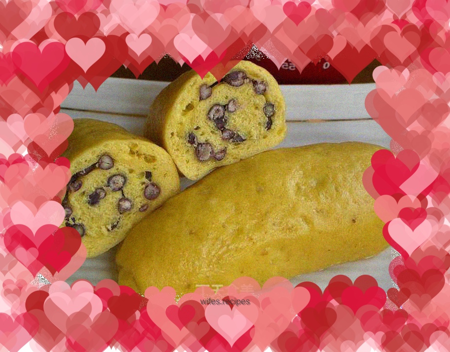 Pumpkin Honey Bean Steamed Buns