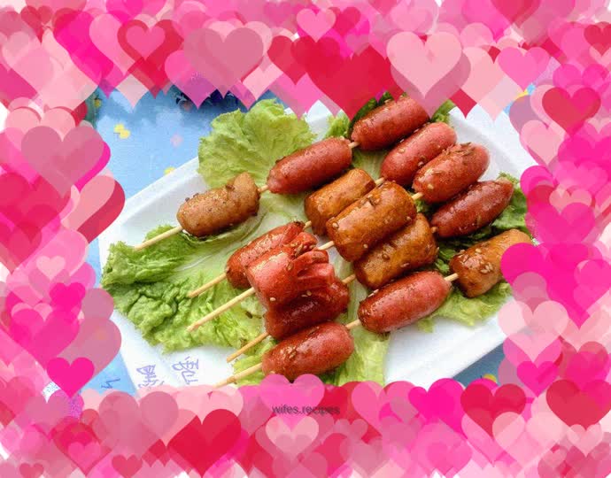 Sausage skewers