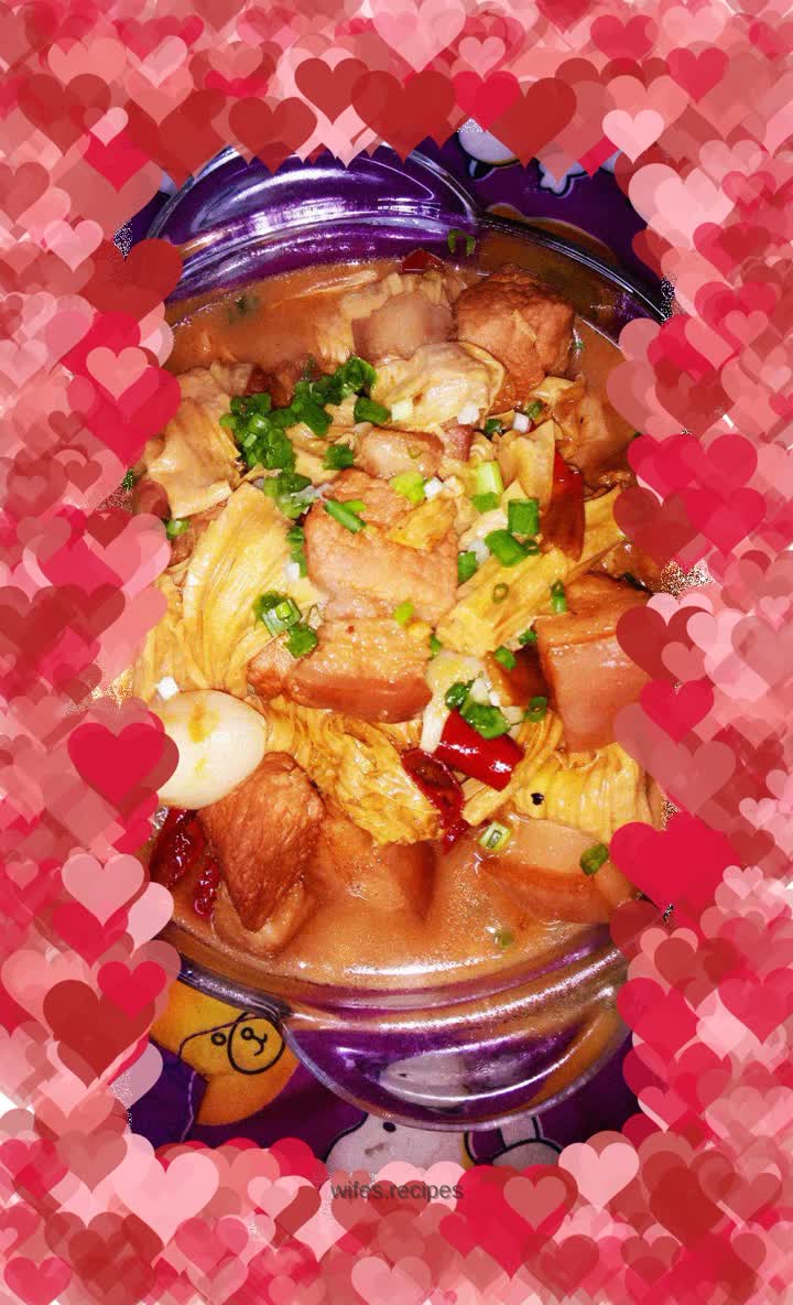 Braised Bean Curd Pork