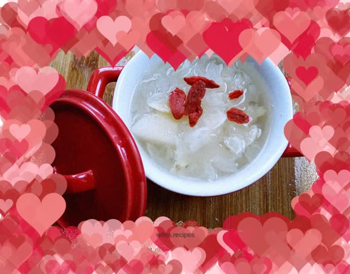 Tremella lily and pear cup