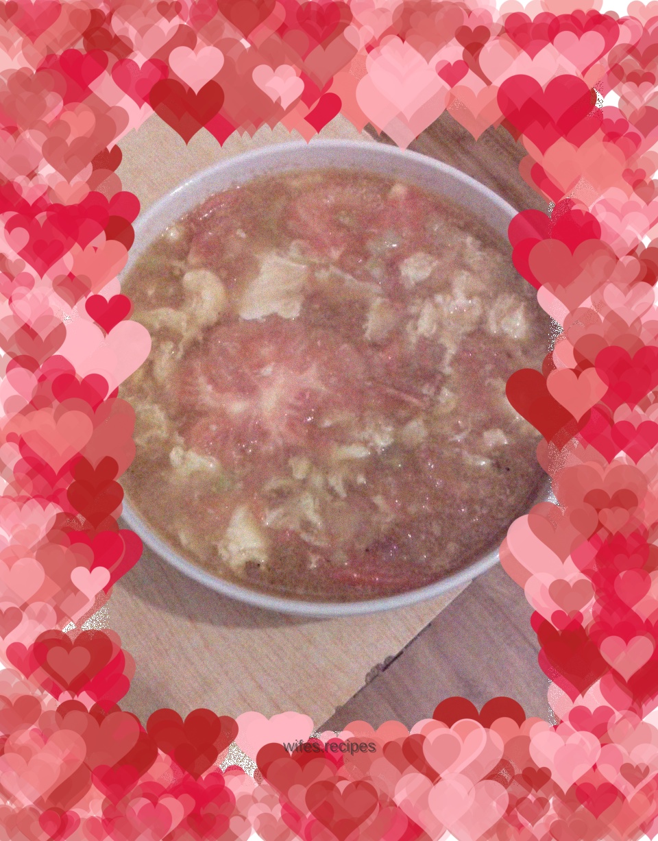Tomato and egg soup