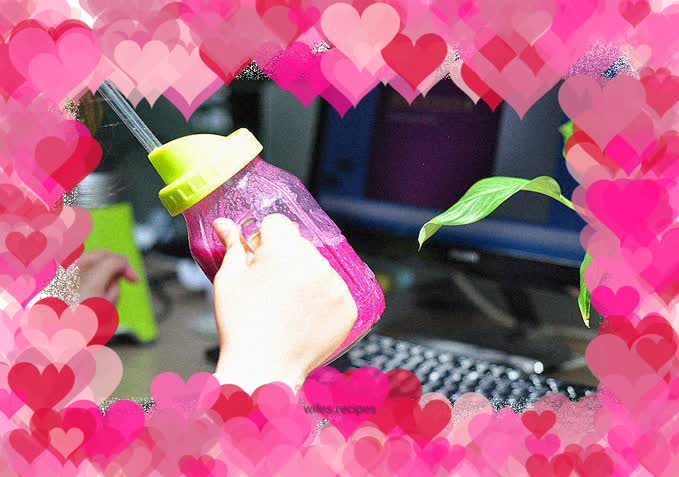 [Oster Office Recipe] Improve body immunity with dragon fruit and pear juice