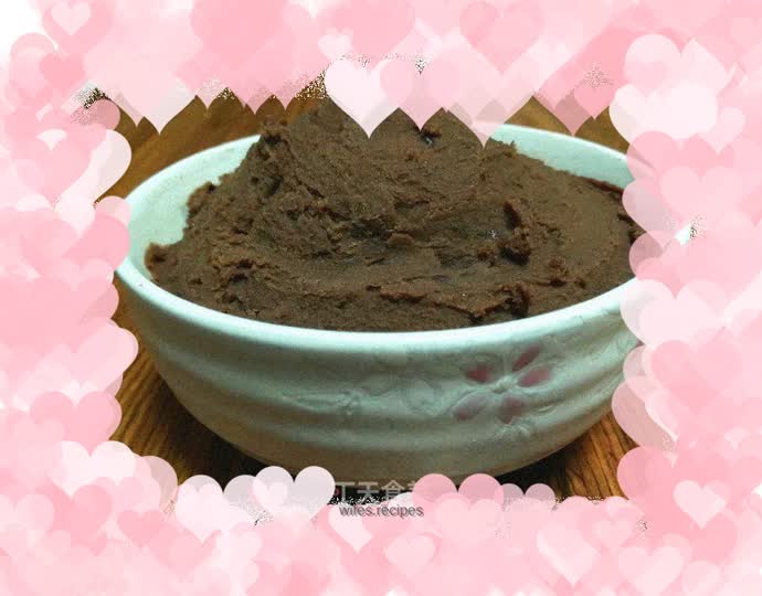 Acacia red bean paste
